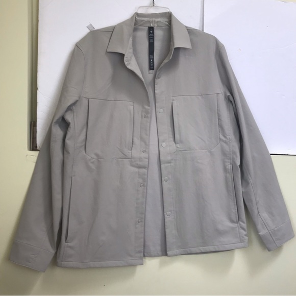 Lululemon Moon Drift Long Sleeve Shirt Stretch Shacket Minimalist Pockets Zipper - Picture 2 of 15